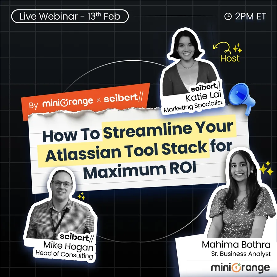Live webinar post on streamlining an Atlassian tool stack for ROI